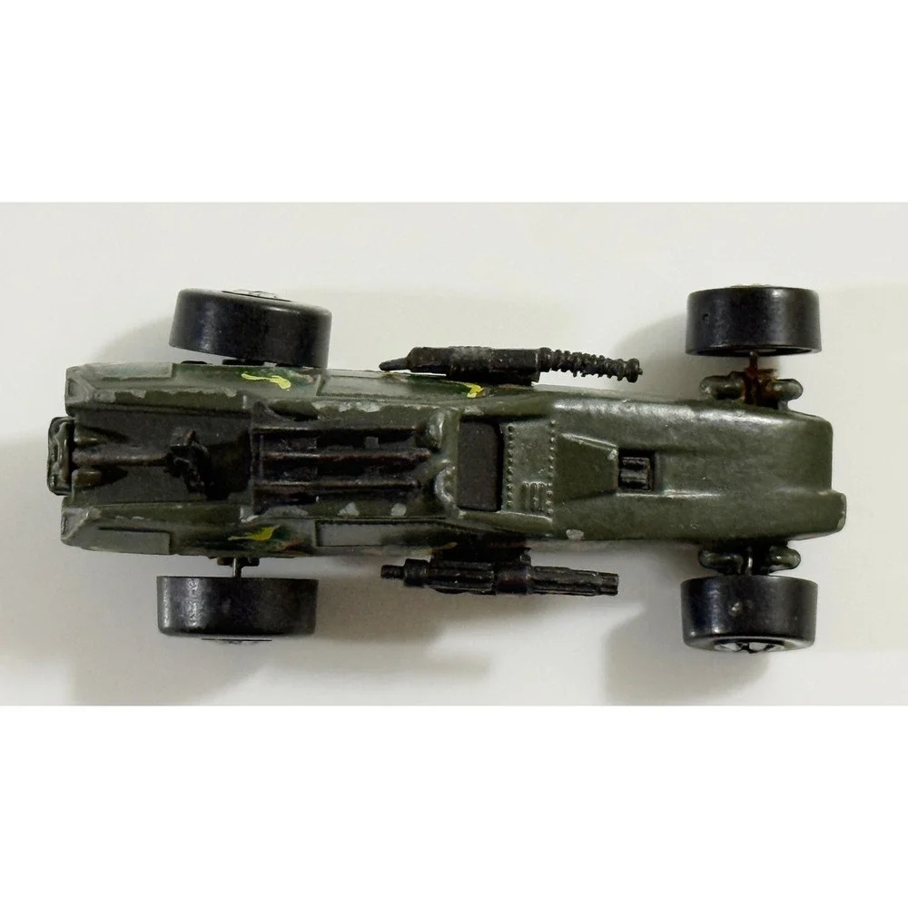 Hot Wheels Enforcer Diecast Kids 1:64 Green Camo Military Assault Buggy 1987